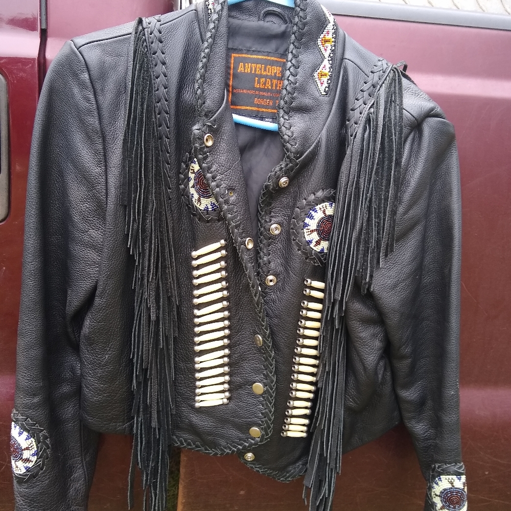 Leather jacket